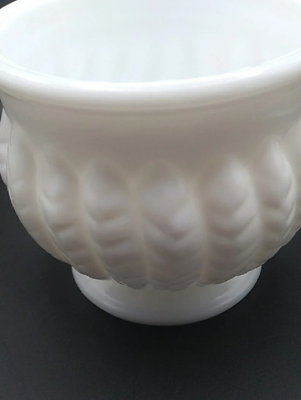 Vintage Randall Milk Glass Planter Vase (B8)
